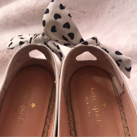 Kate Spade New York White Grayson Round-Toe Espadrilles - Picture 2 of 6